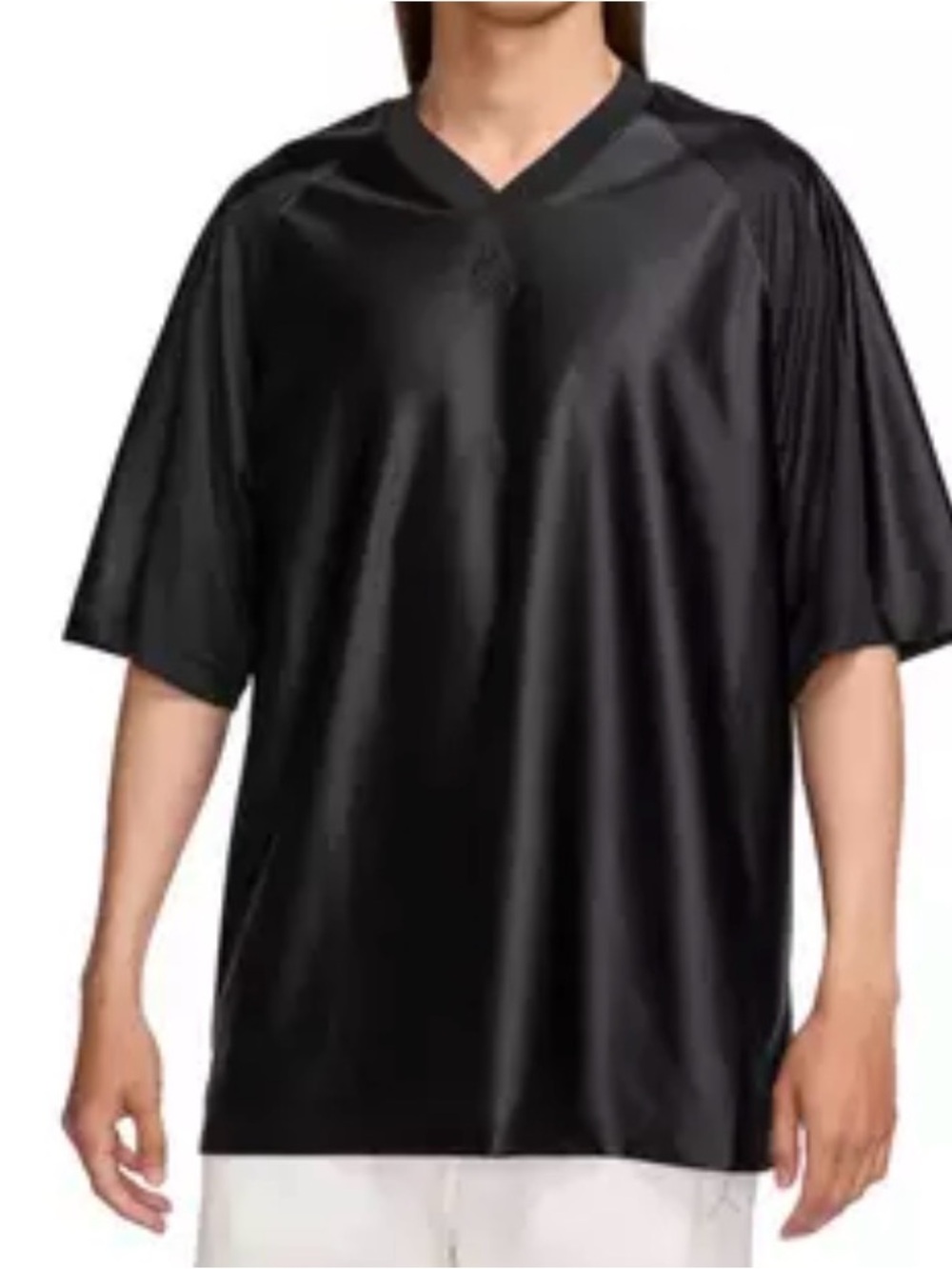 Jordan Black V-Neck Short Sleeve Jersey